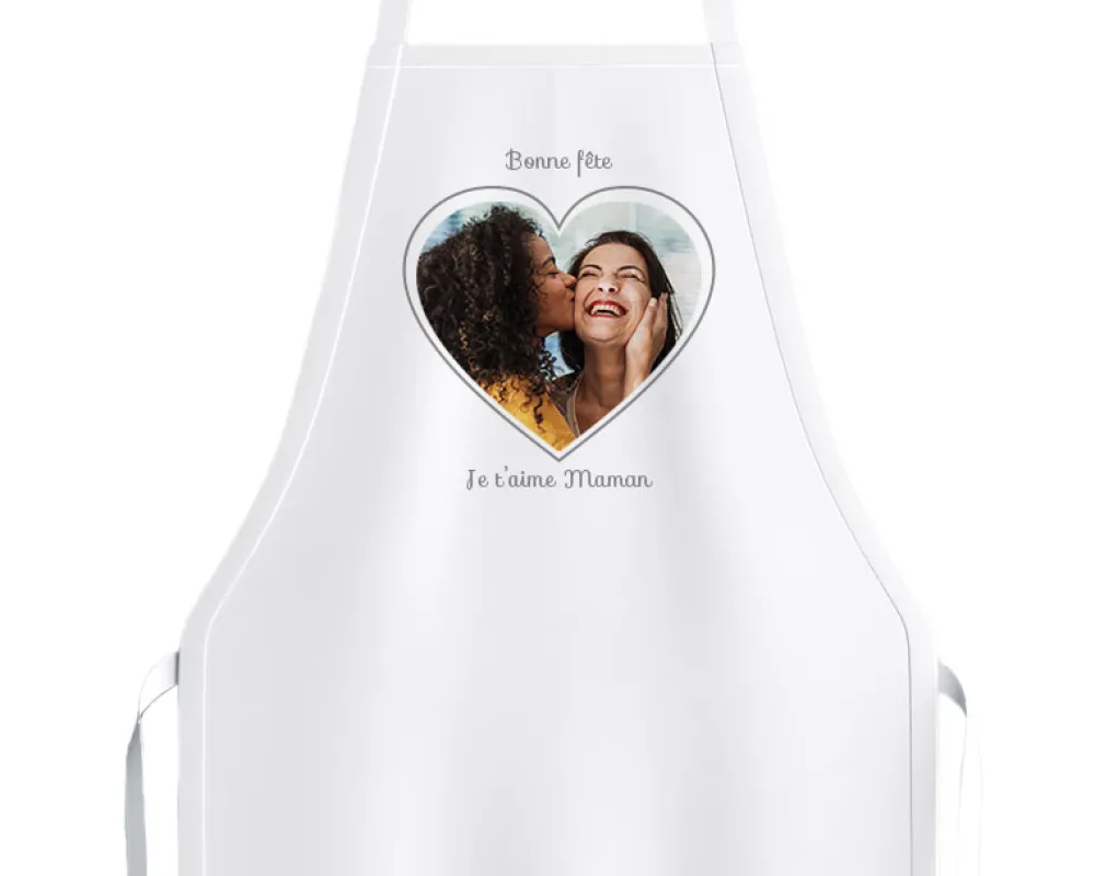 Tablier personnalisé - Coeur Photo|Cadeaux.com Clearance