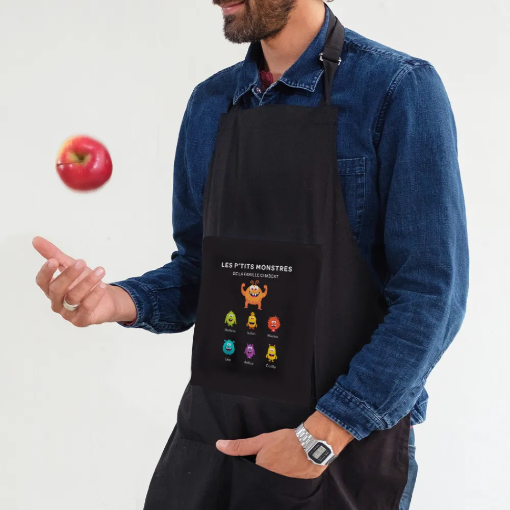 Tablier personnalisé - Famille Monstres|Cadeaux.com Online