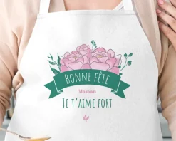 Tablier personnalisé - Maman Fleurie|Cadeaux.com Best