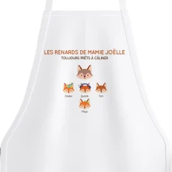 Tablier personnalisé - Mamie Renard et sa meute|Cadeaux.com Hot