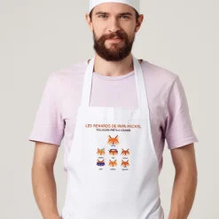 Tablier personnalisé - Papa Renard et sa meute|Cadeaux.com Outlet