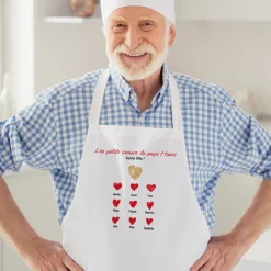 Tablier personnalisé - Papi et ses petits coeurs|Cadeaux.com Clearance