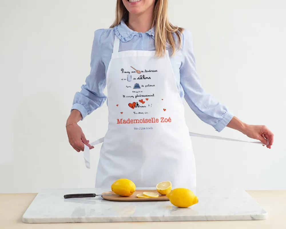 Tablier personnalisé - Poème|Cadeaux.com Best