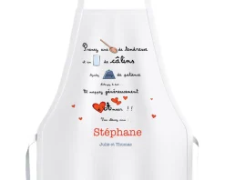 Tablier personnalisé - Poème|Cadeaux.com Best