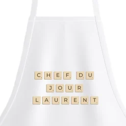Tablier personnalisé - Scrabble|Cadeaux.com Outlet