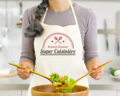 Tablier personnalisé - Super Cuisinière|Cadeaux.com Outlet