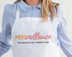 Tablier personnalisé femme - Mère-veilleuse|Cadeaux.com Discount