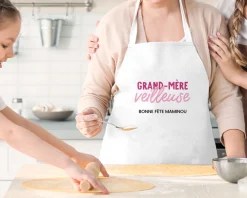 Tablier personnalisé femme - Grand mère-veilleuse|Cadeaux.com Best