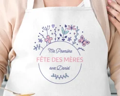 Tablier personnalisé maman - Première Fête des Mères|Cadeaux.com