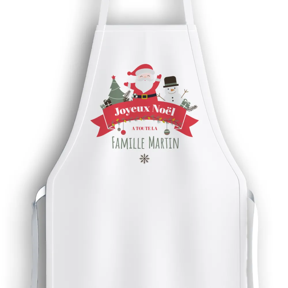 Tablier personnalisé Noël|Cadeaux.com Best