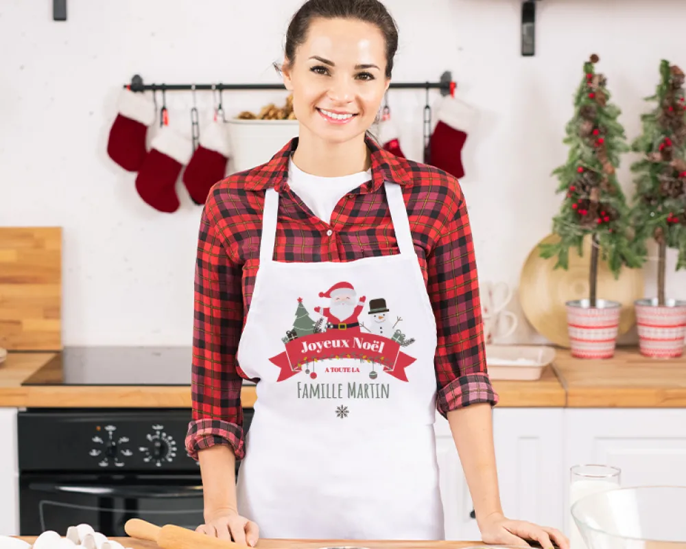 Tablier personnalisé Noël|Cadeaux.com Best