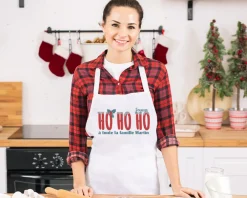 Tablier personnalisé Noël - Ho Ho Ho !|Cadeaux.com