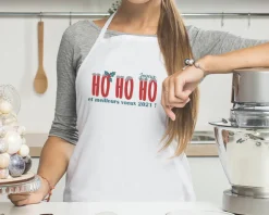 Tablier personnalisé Noël - Ho Ho Ho !|Cadeaux.com