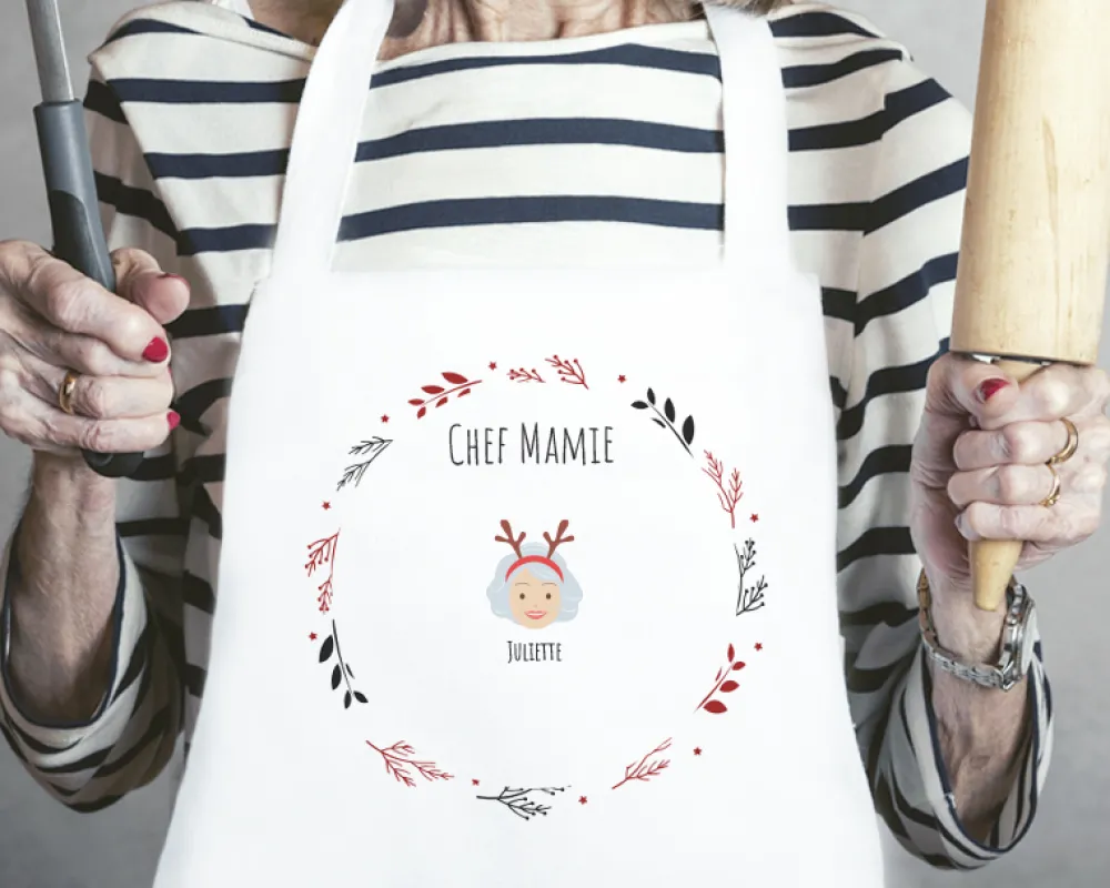 Tablier personnalisé Noël- Family Circus|Cadeaux.com Best