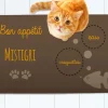 Tapis de gamelle pour chat|Cadeaux.com Hot