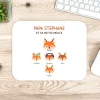 Tapis de souris personnalisé - Papa Renard et sa meute|Cadeaux.com Outlet