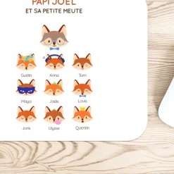 Tapis de souris personnalisé - Papi Renard et sa meute|Cadeaux.com Clearance
