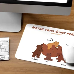 Tapis de souris personnalisé - Câlins d'Ours|Cadeaux.com Outlet