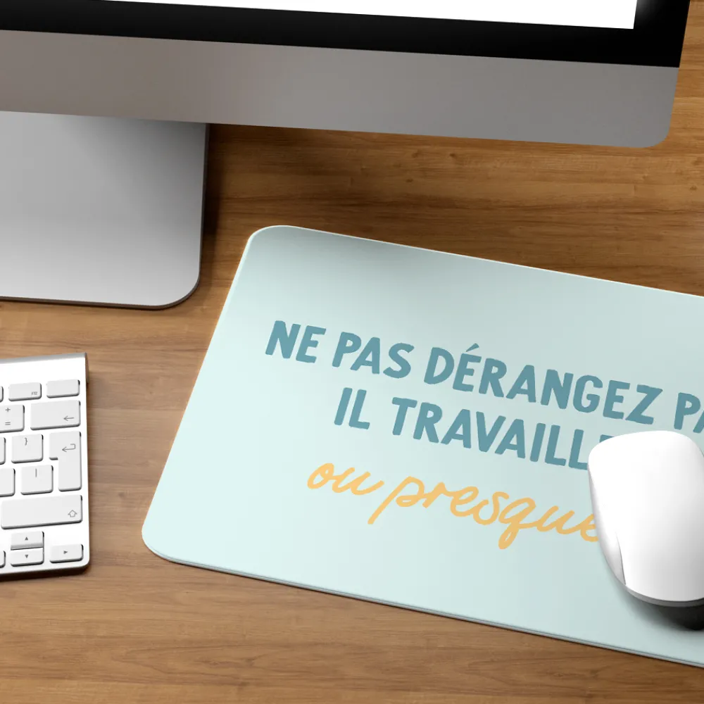 Tapis de souris personnalisé - Message|Cadeaux.com New