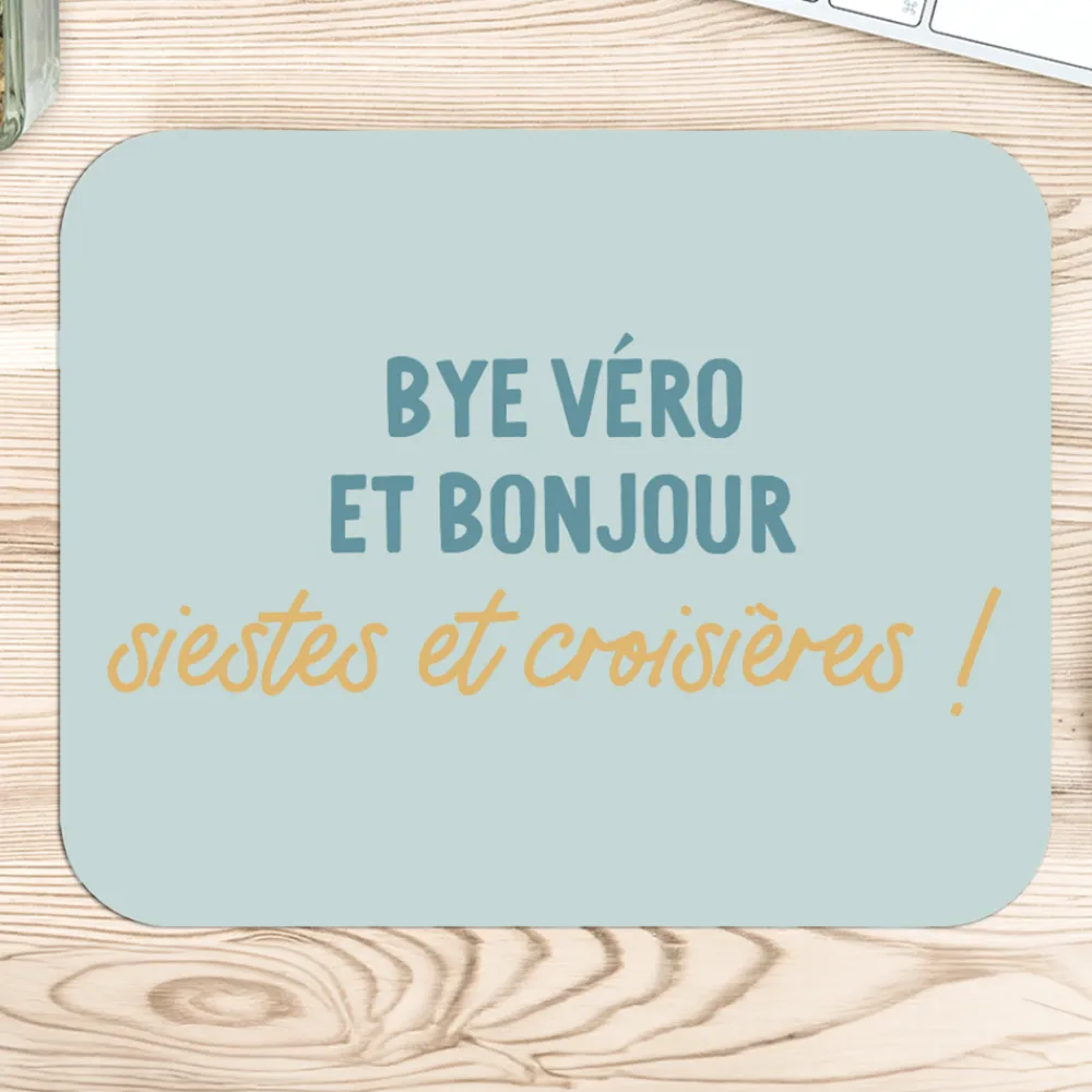 Tapis de souris personnalisé - Message|Cadeaux.com New