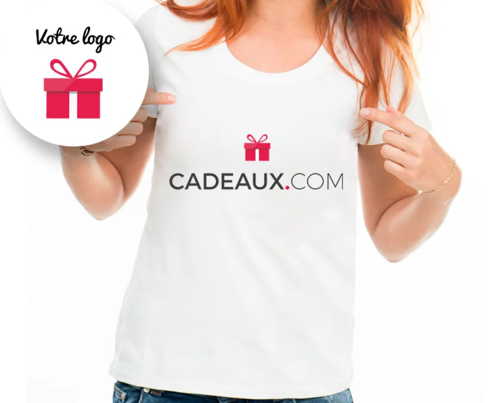 Tee shirt personnalisé femme - Entreprise|Cadeaux.com Sale