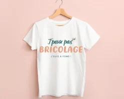 Tee shirt personnalisé femme - J'peux pas j'ai bricolage|Cadeaux.com Best