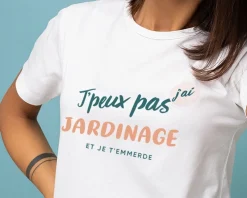 Tee shirt personnalisé femme - J'peux pas j'ai jardinage|Cadeaux.com Sale