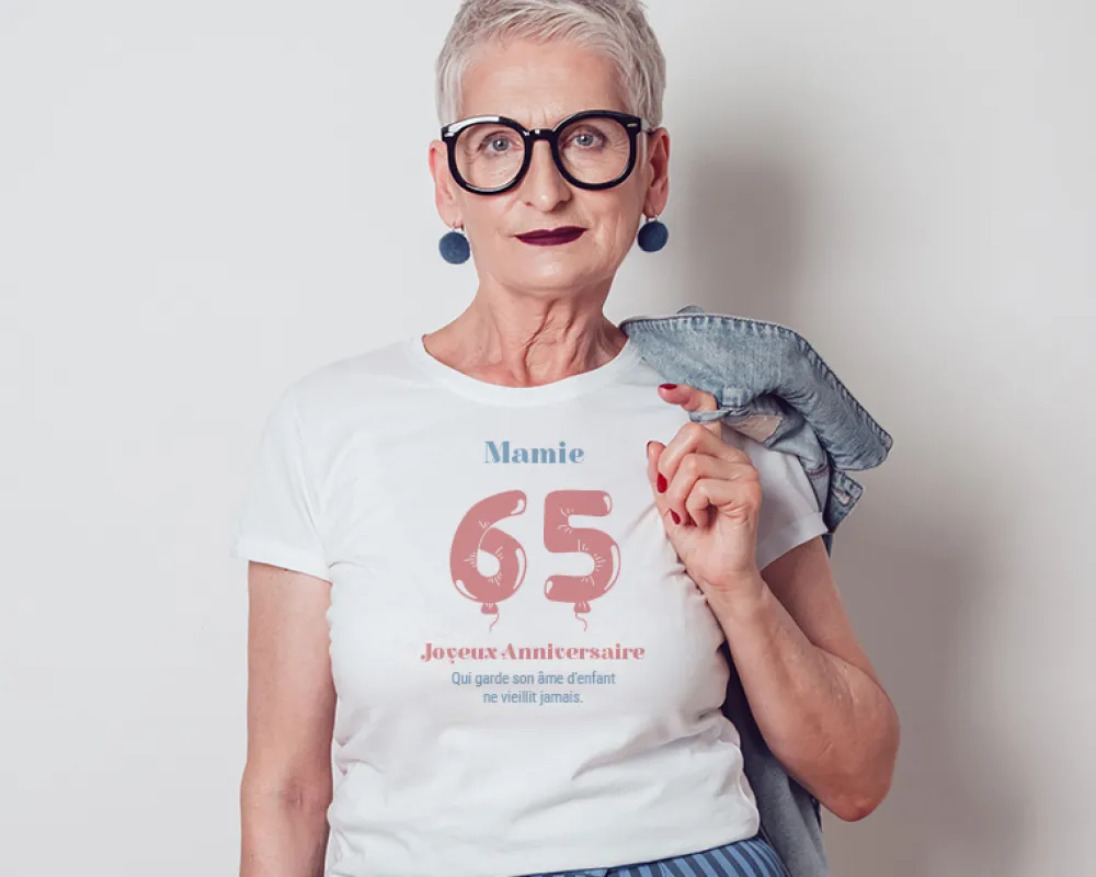 Tee shirt personnalisé femme - Ballons|Cadeaux.com Outlet