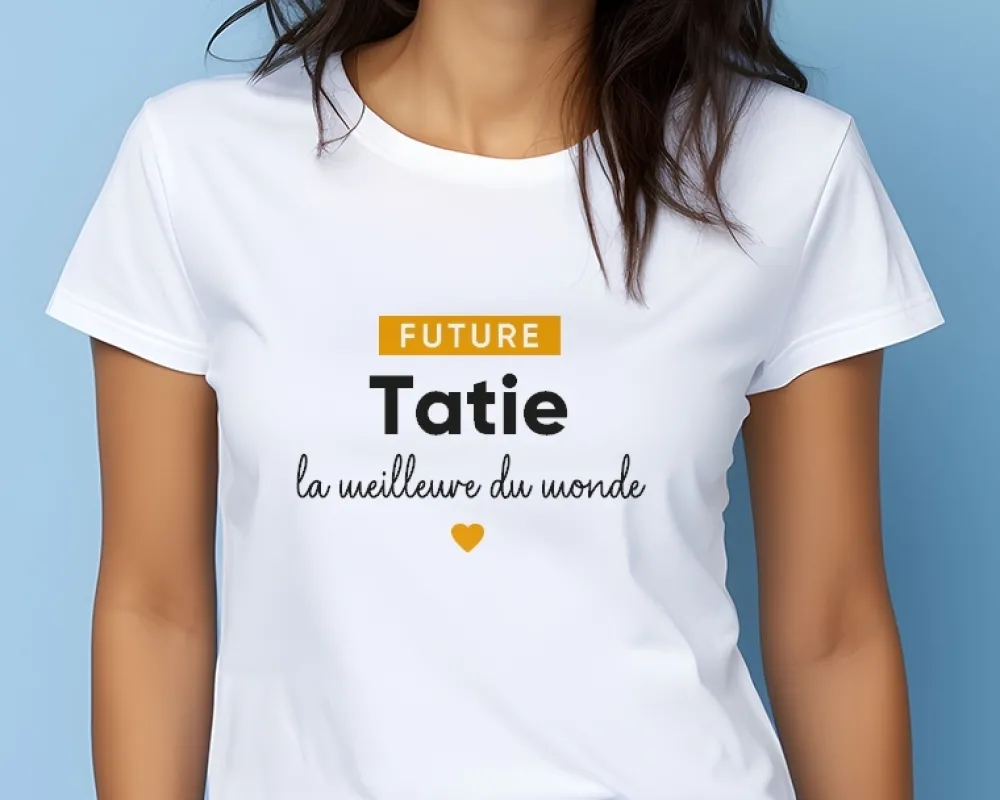 Tee shirt personnalisé femme - Future|Cadeaux.com Online