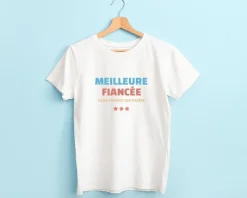 Tee shirt personnalisé femme - Meilleure Fiancée|Cadeaux.com