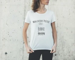 Tee shirt personnalisé femme - Enfant préféré|Cadeaux.com