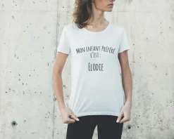 Tee shirt personnalisé femme - Enfant préféré|Cadeaux.com
