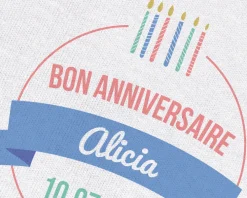 Tee shirt personnalisé femme - Bougies|Cadeaux.com New