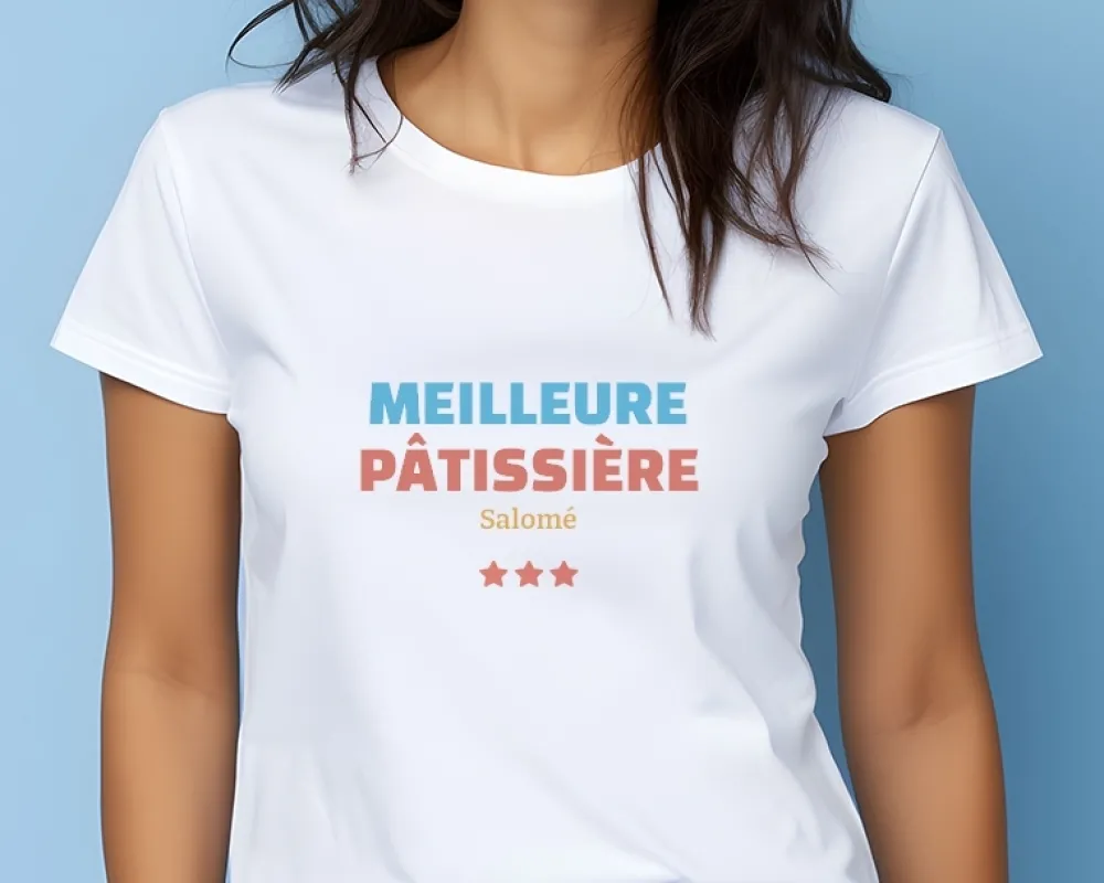 Tee shirt personnalisé femme - Meilleure|Cadeaux.com Hot