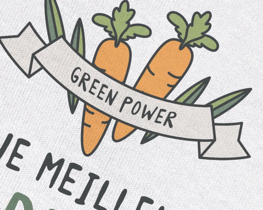 Tee shirt personnalisé femme - Green Power|Cadeaux.com Online