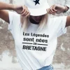 Tee shirt personnalisé femme - Légendes|Cadeaux.com