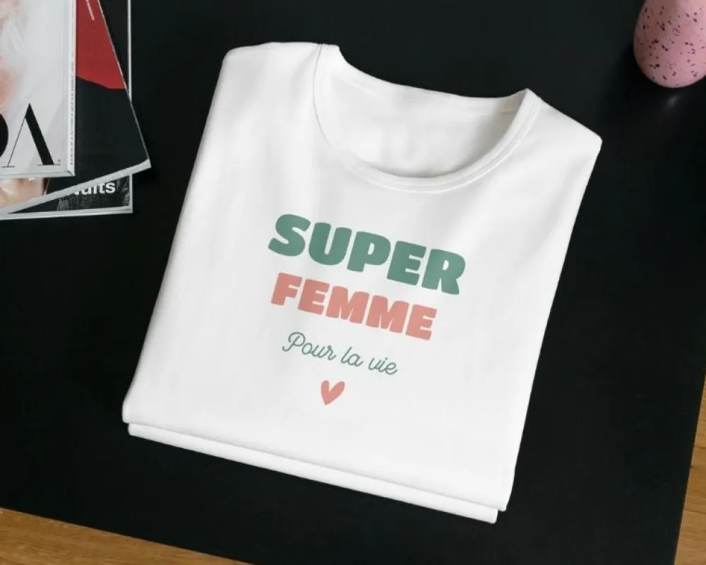 Tee shirt personnalisé femme - Super Femme|Cadeaux.com Sale