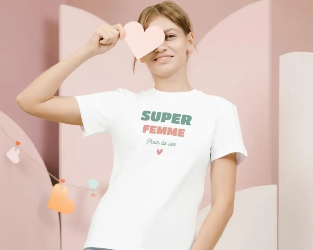 Tee shirt personnalisé femme - Super Femme|Cadeaux.com Sale