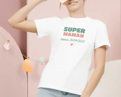 Tee shirt personnalisé femme - Super|Cadeaux.com Clearance