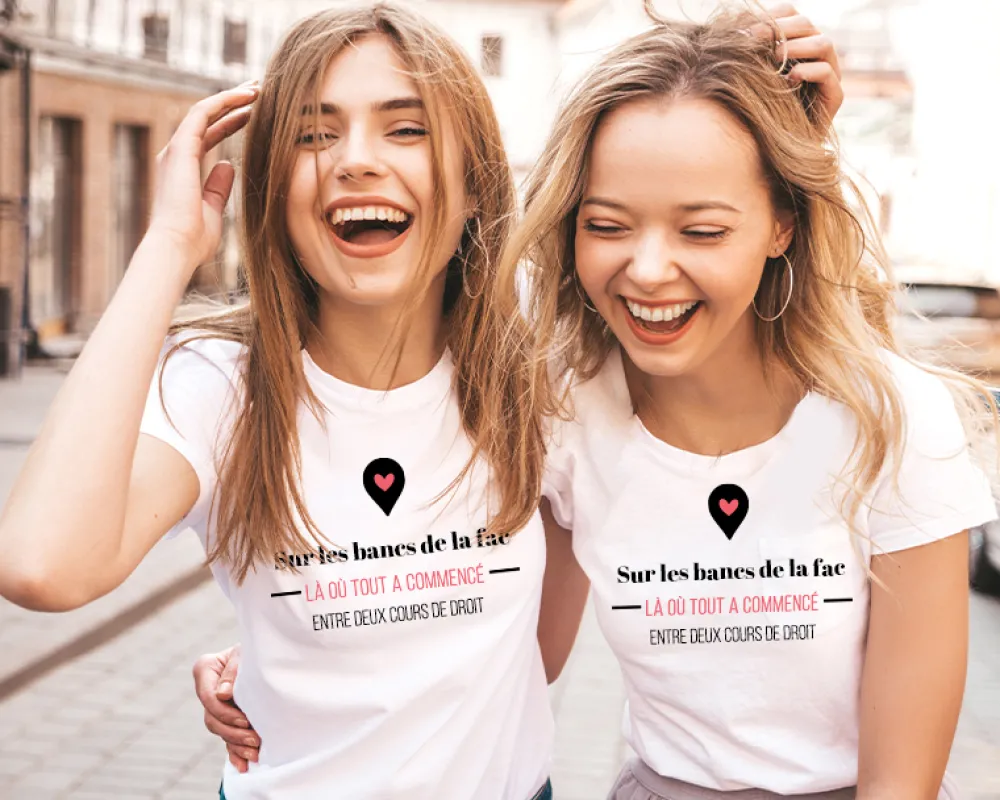 Tee shirt personnalisé femme - Là où tout a commencé|Cadeaux.com Hot