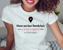 Tee shirt personnalisé femme - Là où tout a commencé|Cadeaux.com Hot