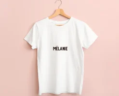 Tee shirt personnalisé femme - Message|Cadeaux.com Discount