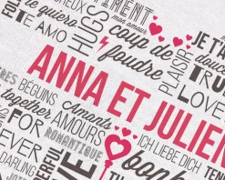 Tee shirt personnalisé femme - Mots d'Amour|Cadeaux.com Clearance