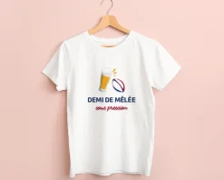 Tee shirt personnalisé femme - Apéro rugby|Cadeaux.com Discount