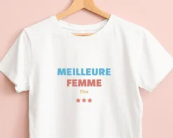 Tee shirt personnalisé femme - Meilleure Femme|Cadeaux.com Best