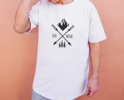 Tee shirt personnalisé homme - Montagne|Cadeaux.com Discount