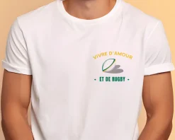 Tee shirt personnalisé homme - Passion Rugby|Cadeaux.com New