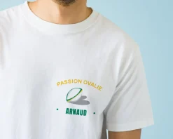 Tee shirt personnalisé homme - Passion Rugby|Cadeaux.com New