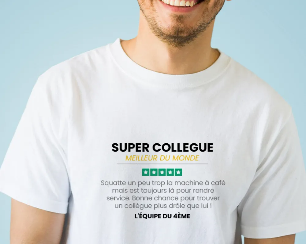 Tee shirt personnalisé homme - Avis client|Cadeaux.com Outlet