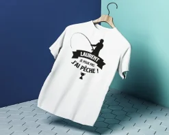Tee shirt personnalisé homme - Pêcheur|Cadeaux.com Best